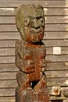 Maori sculpture, statue at Tamatekapua