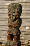 Maori sculpture, statue at Tamatekapua