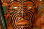 Maori sculpture at Waitangi, Bay of Islands