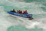 jet boating on the Waikato River, near Taupo