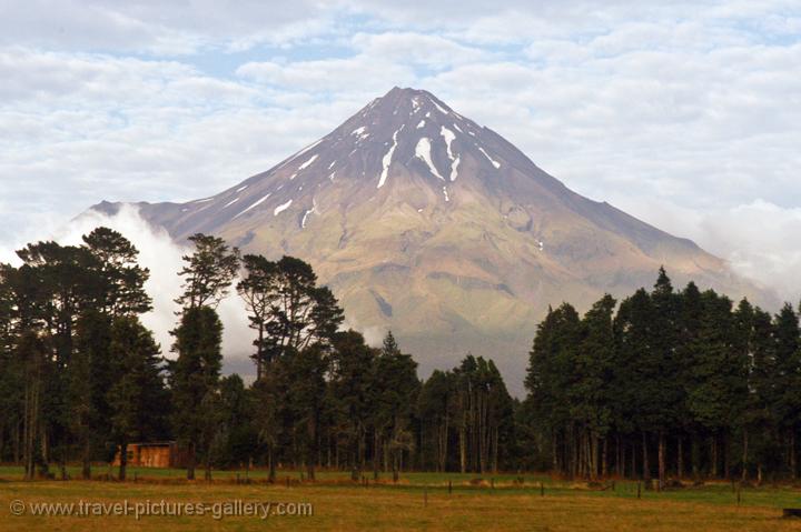 Mt Taranaki or Mt Egmond from nearby