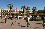 at the Plaza de Armas