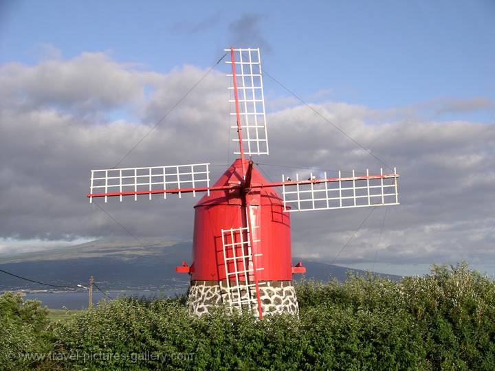 windmills outside Horta, Faial Island