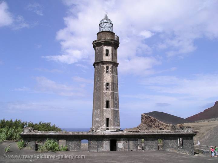 lighthouse, Capelinhos Peninsula, Faial