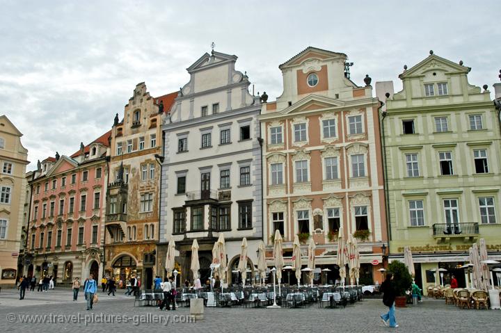 houses on the Old Town Square
