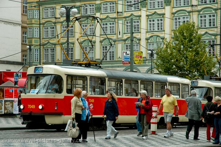 tram in Mala Strana, left bank