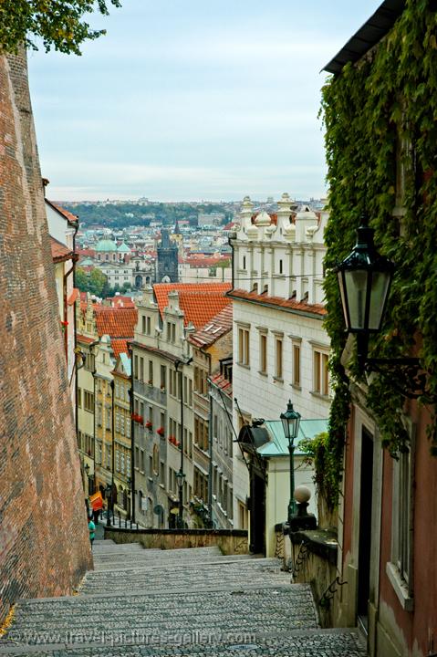 steps leading to the castle