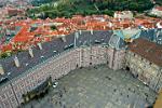 Prague Castle from the St Vitus Cathedral