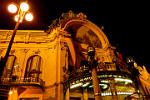 Municipal house (Obecni Dum) at night
