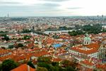 view of the city from the St Vitus Cathedral