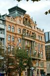 Art Nouveau building on Wenceslas Square