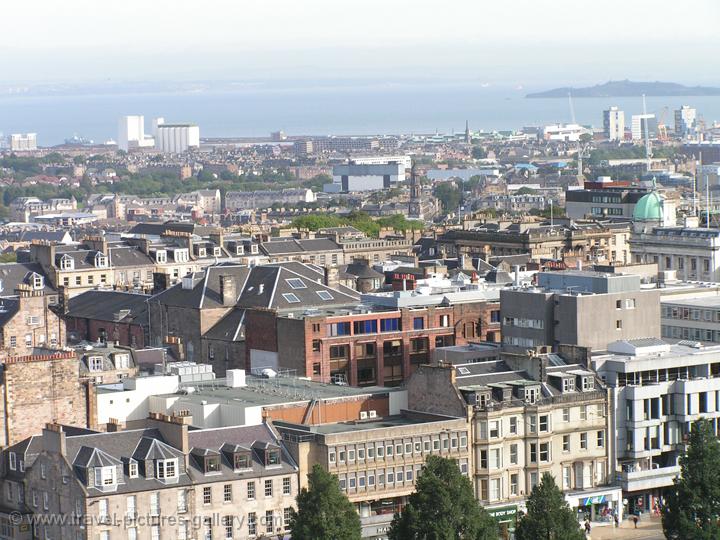 Pictures of Scotland- Edinburgh - view over the city