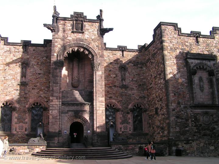 inside Edinburgh castle