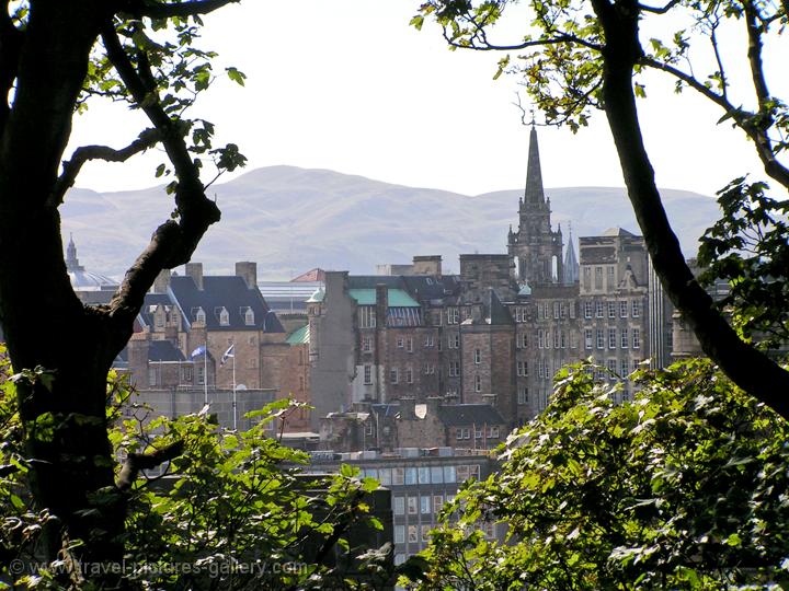 view over the city