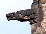 dragon water spout, Edinburgh Castle