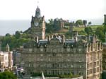 Pictures of Scotland - Edinburgh - Balmoral hotel and Calton Hill