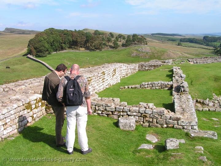 jordan - highlands - exploring Chesters Roman Fort, Hadrian Wall