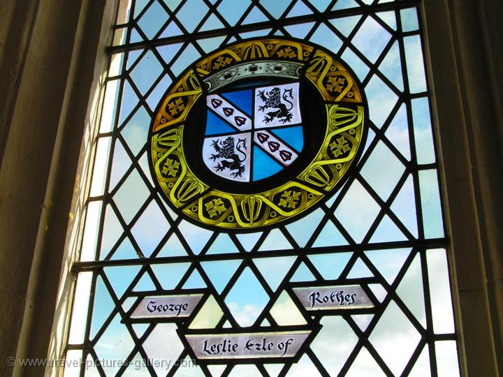 stained glass window, Stirling Castle