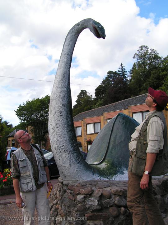 Nessie statue, Loch Ness