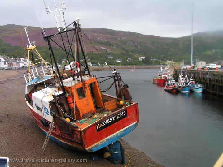 Ullapool, fishing boat, harbour