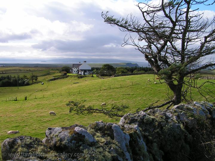 Isle of Skye, fence and house