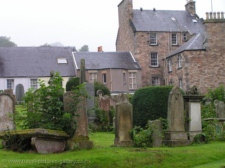 Jedburgh, Jedburg Abbey, gravestones