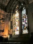 Rosslyn Chapel, Gothic stain glass window