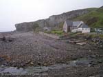 Isle of Skye, Elgol, house, pebble beach