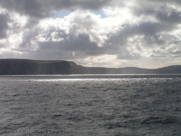 Scotland - Orkney Islands - reflecting sunlight