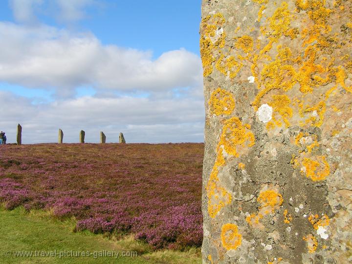 Pictures of Scotland - Orkney Islands - the Ring of Brodgar, a Neolithic henge and stone circle