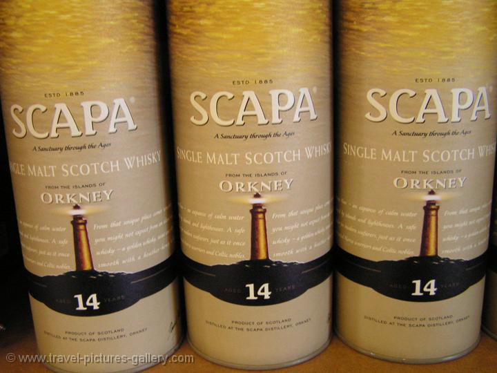 Pictures of Scotland - Orkney Islands - Scapa, Orkney single malt Whiskey