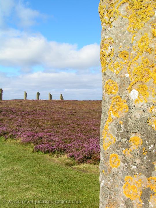 the Ring of Brodgar, a Neolithic henge and stone circle