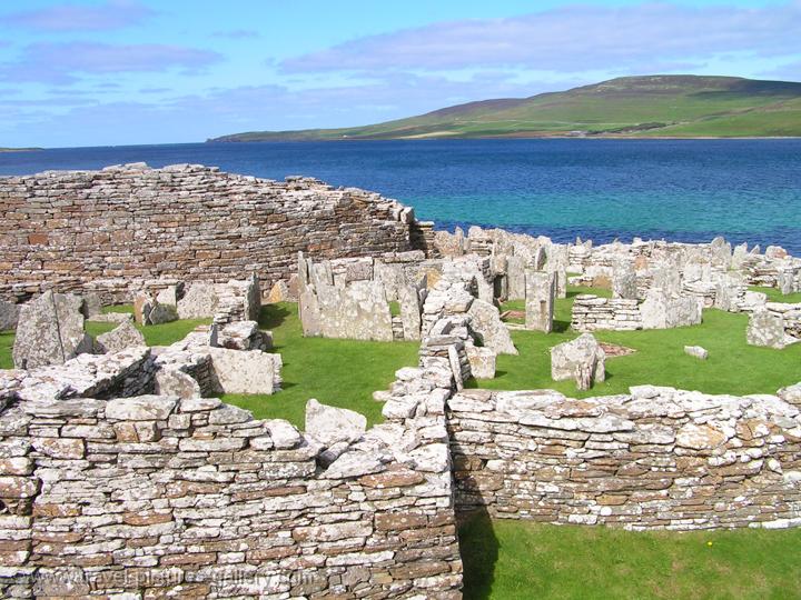 Pictures of Scotland - Orkney Islands - Broch of Gurness