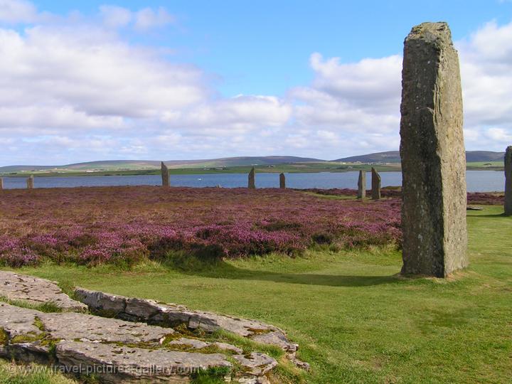the Ring of Brodgar, a Neolithic stone circle