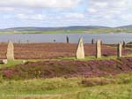 the Ring of Brodgar, a Neolithic henge and stone circle