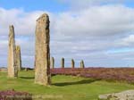 Pictures of Scotland - Orkney Islands - the Ring of Brodgar, a Neolithic henge and stone circle