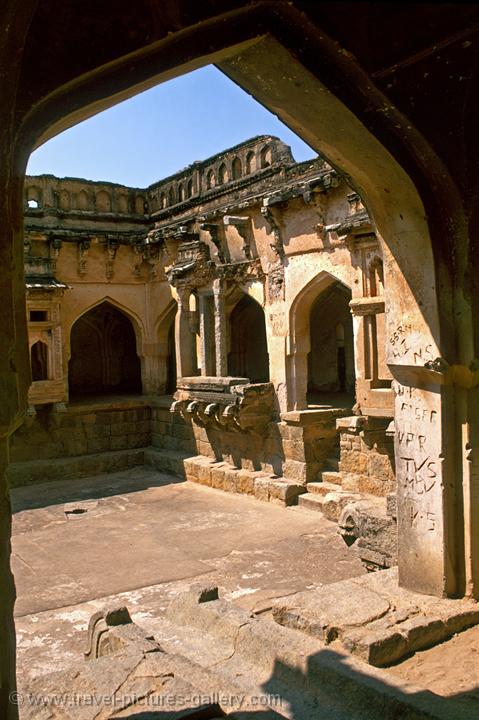 inside a former palace