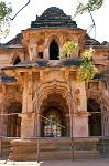 facade of the the Lotus Mahal