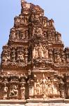 sculpture detail on the Virupaksha Temple