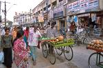 a busy street scene