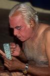actor preparing the make-up
