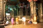 in the hall of 1000 columns, Sri Meenakshi Temple