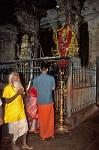 pilgrims pay respects to the gods, Sri Meenakshi Temple