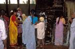women and children involved in a ritual, Sri Meenakshi Temple