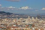 view of the city from Montjuic