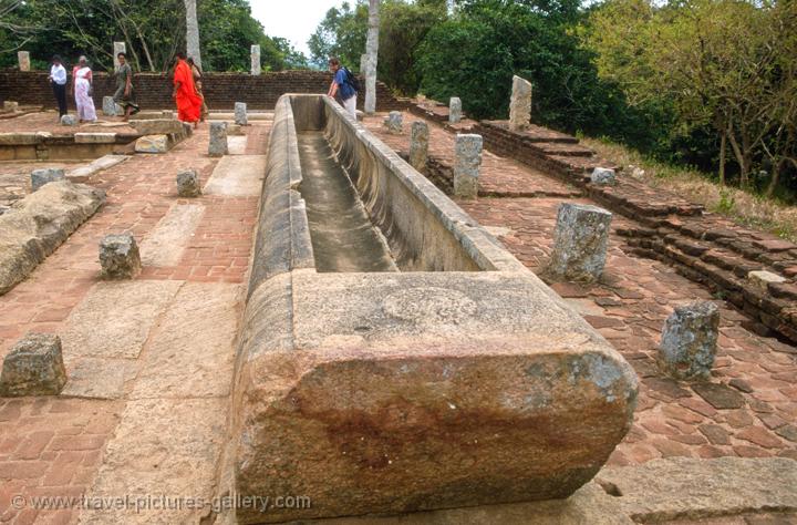 large stone trough, Mihintale