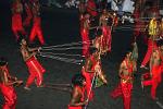 men performing a flesh hook ritual at the parade