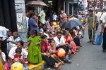 local people enjoying the procession