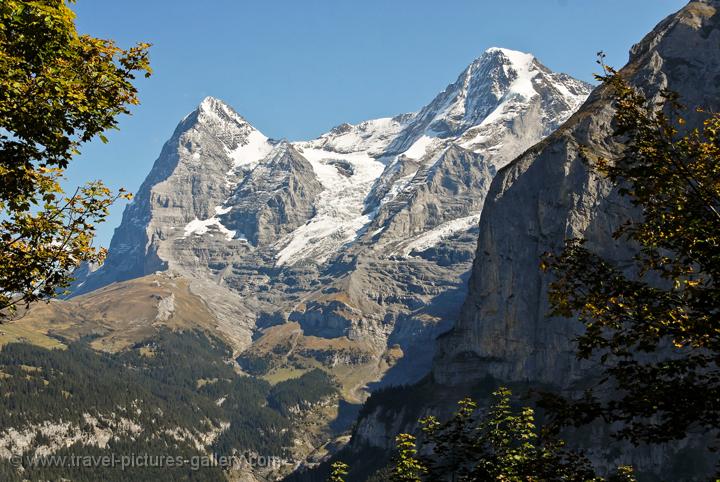 Eiger and Monch from Mrren, Bernese Oberland