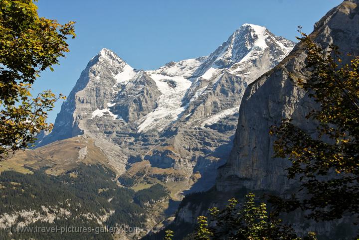 Eiger and Monch from Mürren, Bernese Oberland